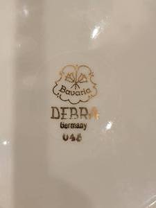 Rustic Bavarian China Cookie Plates - Debra - (10)