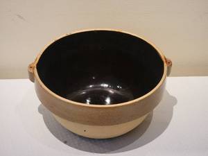 Amazing Antique Earthenware Mixing Bowl
