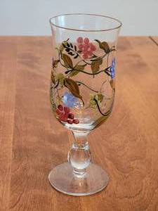 Hand Painted Grapevine Water Glass Set (10)
