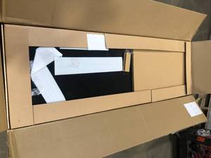 Husky Ready-to-Assemble 24-Gauge Steel Garage Gear Cabinet in Black (36.6 in. W x 72 in. H x 24 in. D Customer Returns See Pictures
