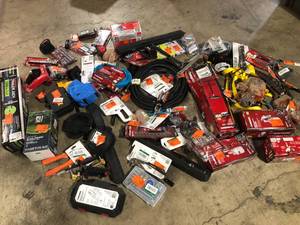 Huge Lot of Hand Tools and Hardware Various Models and Conditions  Customer Returns See Pictures