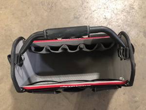 17 in. 18 Pocket Open Top Tool Bag Customer Returns See Pictures