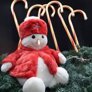 lot 27 image: GARLAND AND CANDY CANES LOT