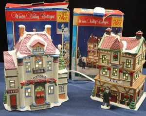 lot 48 image: LOT OF 2 WINTER VALLEY COTTAGES