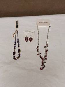 NEW STUDIO WORKS FASHION JEWELRY SET AND NAPIER CHOKER