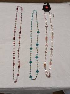 3 BEADED NECKLACE