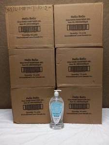 6 NEW CASES OF HELLO BELLO HAND SANITIZER
