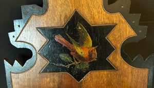 lot 82 image: Vintage Wooden Decorative Wall Shelf