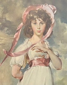 lot 65 image: Pinkie Framed Print by Thomas Lawrence