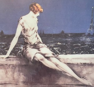 lot 75 image: Mini Pinson Framed Print by Louis Icart
