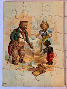 lot 109 image: Vintage Puzzles - Pieces Not Counted