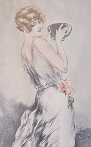 lot 92 image: Choice Morsel Framed Print by Louis Icart