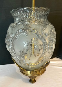 lot 96 image: Elegant Vintage Ceiling Light Fixture