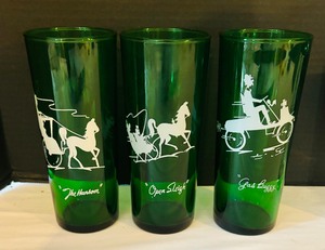 lot 177 image: Six Tall Vintage Tumblers
