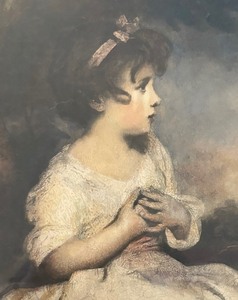 lot 180 image: Age of Innocence Framed Print by Sir Joshua Reynold