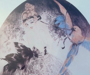 lot 186 image: Untied Ribbon Framed Print by Louis Icart