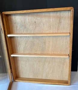 lot 216 image: Vintage Display Case  Shelf