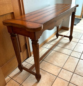 lot 233 image: Charming Wooden Console Table
