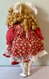 lot 146 image: Porcelain Doll Faith Blonde with Brown Eyes