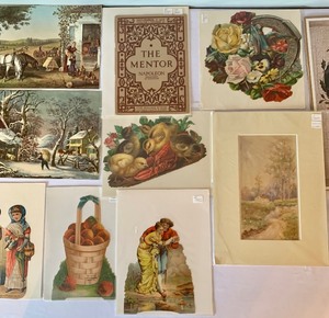 lot 270 image: Variety of Vintage Postcards and other Ephemera
