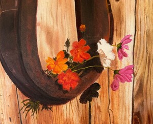 lot 57A image: Original Horse Motif Painting by Don Vinje
