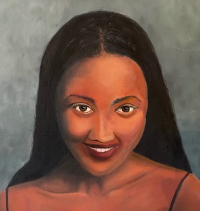 lot 137A image: Original Portrait Painting by Don Vinje