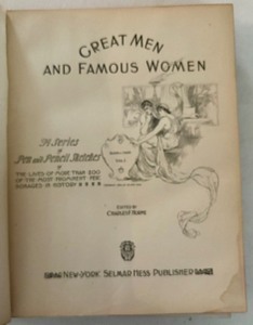 lot 295 image: Antique Great Men and Famous Women Volumes 1-3
