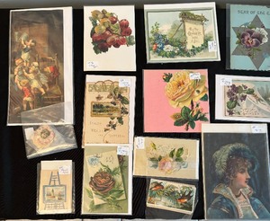 lot 146A image: Lots of Vintage Invitations and Cards