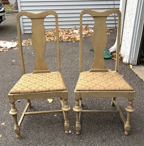 lot 303 image: Two Classy Vintage Chairs