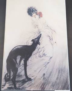 lot 211 image: Louis Icart Favorite Scent Framed Print