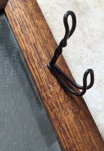 lot 346 image: Small Rustic Wood Wall Mirror