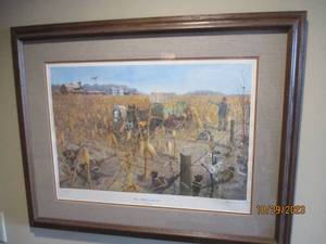 Corn Pickin in the 1930s signed...