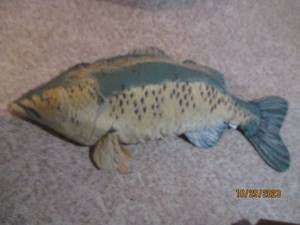 Large 1854 stuffed fish (one fi...