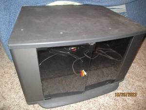 Smaller glass front tv stand measur...