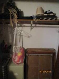Content of lower level bedroom clos...