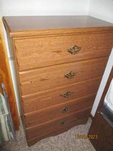 5-drawer Highboy Dresser measuring ...