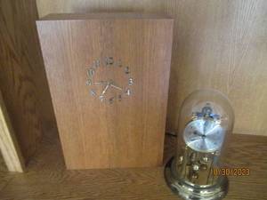 Glass Domed brass tone encased Scha...