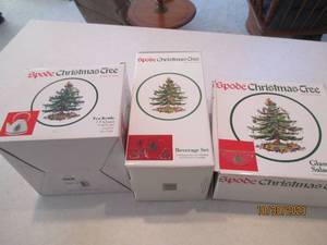Spode Christmas Tree 9 Glass bowl,...