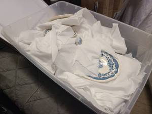 Tote of Persian Tulip China Set