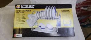16 Chrome Plated Dish Rack