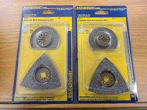 2x packages of the 2pc Carbide Grit Accessory Set