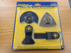 4pc set of Tile Working Accessories from Easypower