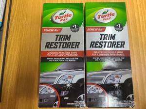 2 Boxes of New Turtle Wax Trim Restorer