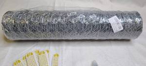 Small sized poultry netting with gloves and pliers