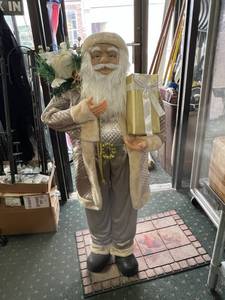 lot 28 image: Large Freestanding Holiday Figure