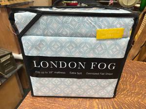 lot 70 image: NIB Full London Fox 6 Piece Sheet Set