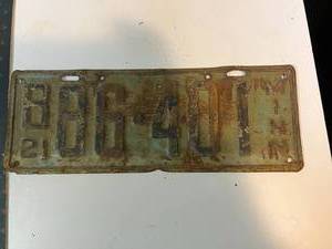 lot 131 image: 1921 MN License Plate