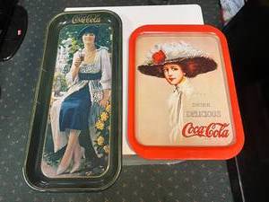 lot 137 image: Pair of Coca-Cola Trays