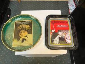 lot 138 image: Budweiser & Ladies Home Journal Trays