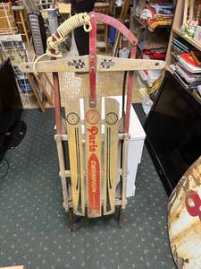 lot 160 image: Paris Champion Fastback Sled with Floating Steering